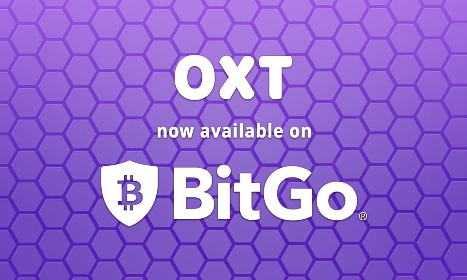 Peace of Mind for Institutional Supporters: OXT Available on BitGo